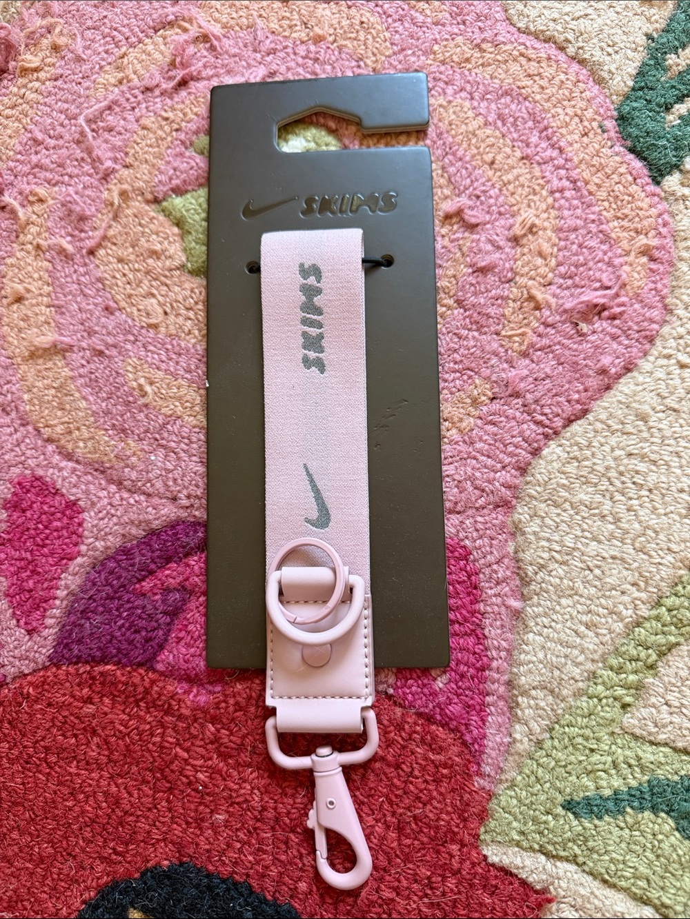 Nike X Skims pink NWT keychain